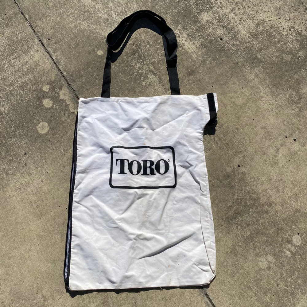 TORO Toro Blower Vacuum Collection Bag White Canvas Replacement Part Adjustable